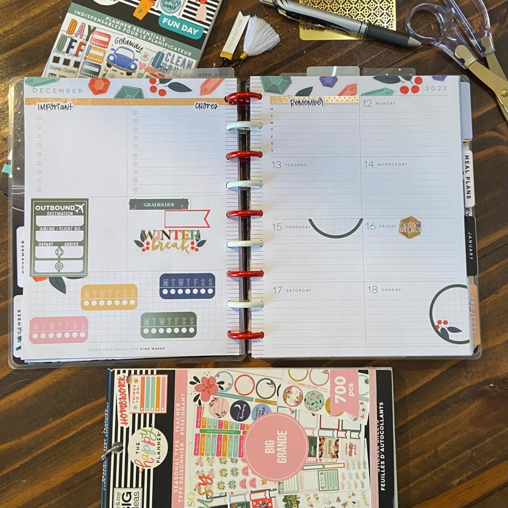 Weekly Spread for Dec.&nbsp;12th-18th