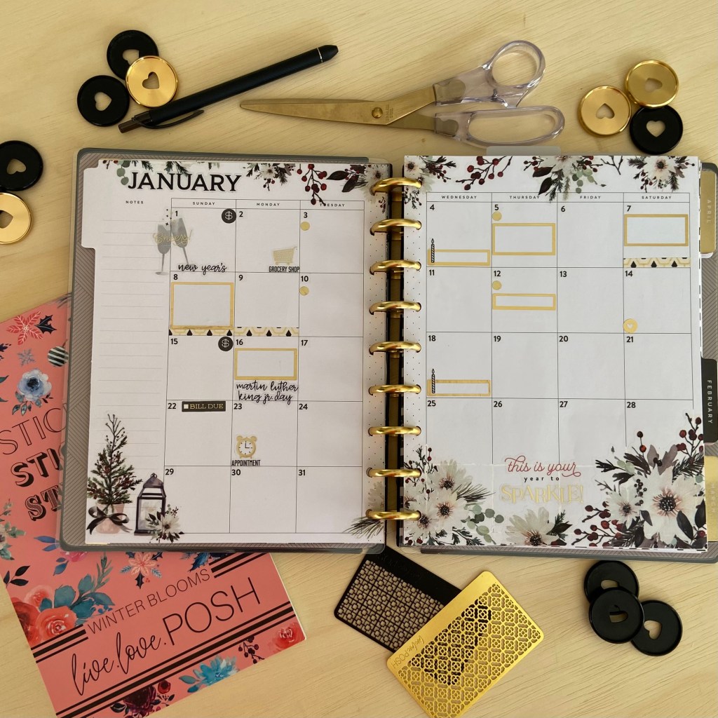 January Monthly Spread