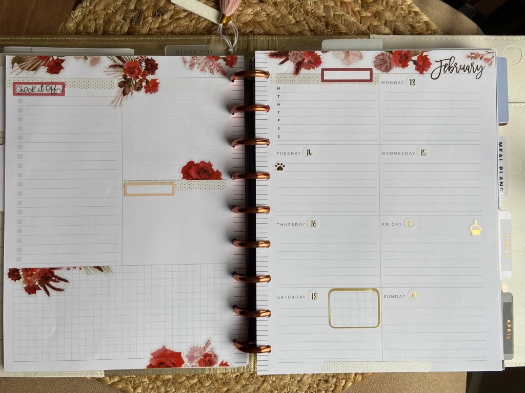 Weekly Spread for Feb.&nbsp;13th-19th