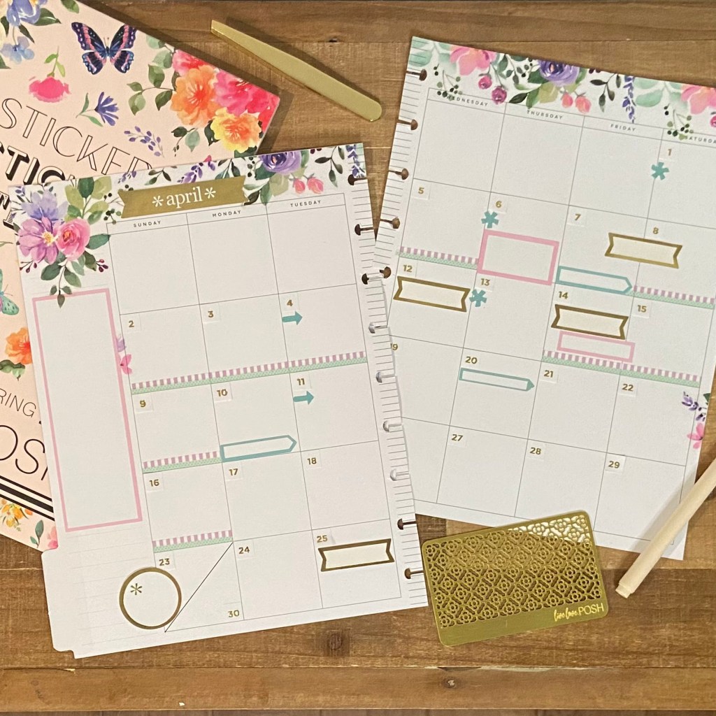 April Monthly Spread